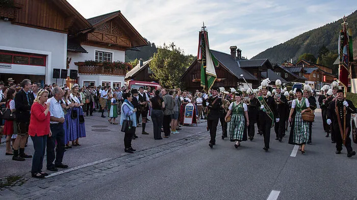 In Altaussee herrschte schon beim Empfang allerbeste Stimmung
