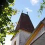 Keildächer prägen viele Kirchen des Mürztales, hier der Kirchturm von Allerheiligen