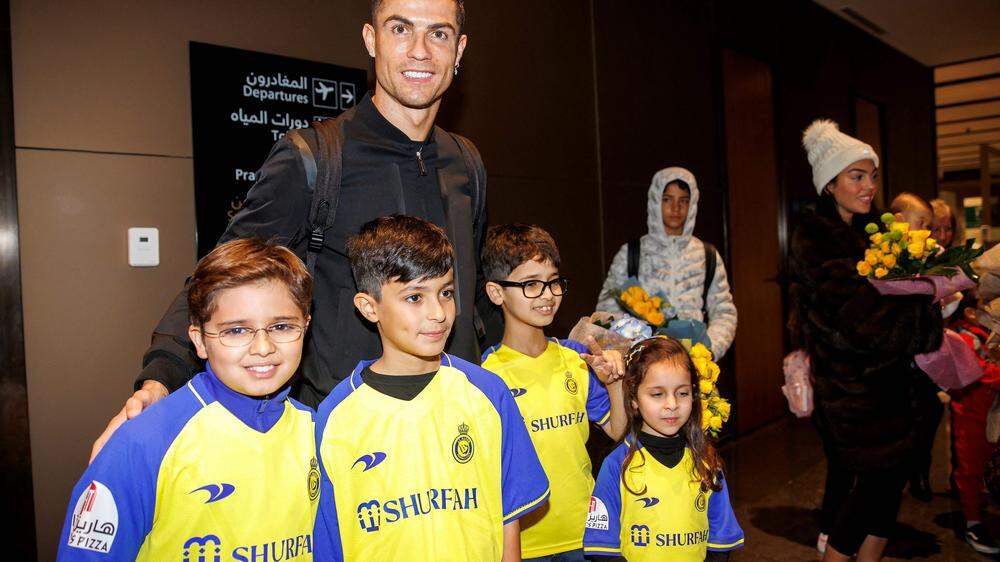 Cristiano Ronaldo ist in Saudi-Arabien angekommen