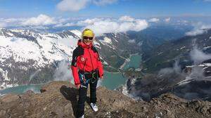 Anita Pussnig im Einsatz bei der Bergrettung Fragant