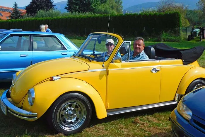 Ein wahrer Hingucker der VW 1303 S Baujahr 1972 von Gerhard und Irmgard Bogatec aus Wolfsberg