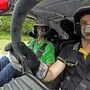 Rallye-Pilot Christoph Leitgeb mit seinem Kurzzeit-Beifahrer Hannes Steinmetz 