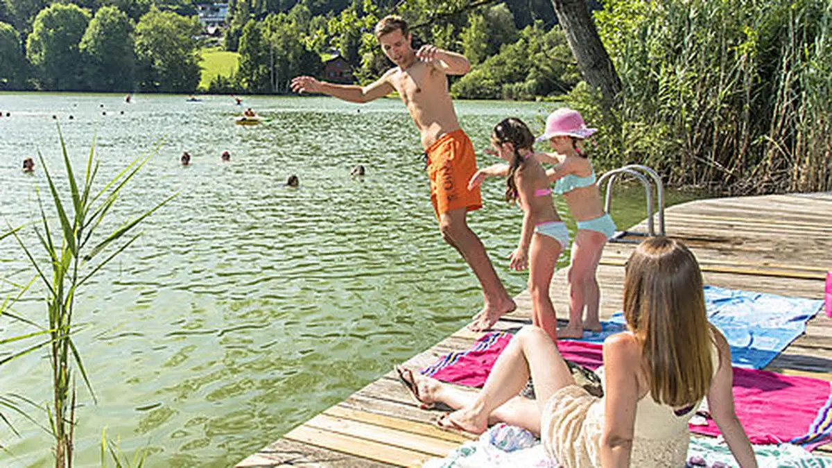 Am Maltschacher See laufen die Vorbereitungen für die bevorstehende Badesaison bereits