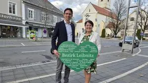 Landeshauptmann-Stellvertreterin Manuela Khom stattete Bezirksparteiobmann Joachim Schnabel und den Leibnitzer ÖVP-Mandataren einen Besuch ab