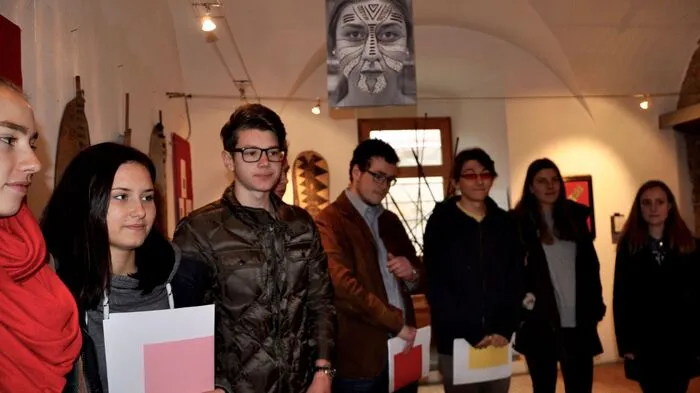 Schüler der 7. Klasse des Abteigymnasium Seckau hatten einige Rätsel für die Volksschüler vorbereitet.
