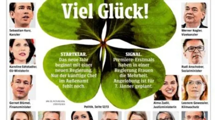 Zum Start ins neue Jahr: Glückwünsche an unsere Leserschaft und die frisch formierte Bundesregierung.