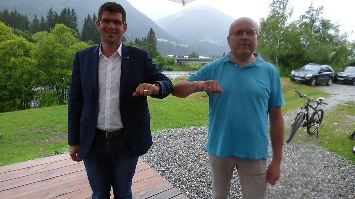 Martin Gruber und Johannes Lenzhofer