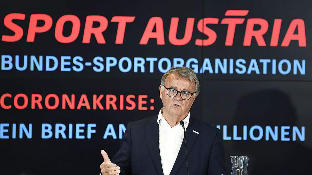 Sport-Austria-Präsident Hans Niessl richtete mit seinen Kollegen einen dramatischen Appell an die Regierung 