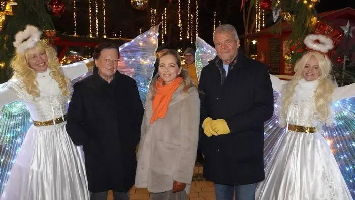 Klara Burgstaller, Willi Koch, Evelyn und Gerhard Köfer und Celine Mitsche