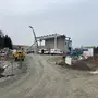 Auf der Baustelle herrscht Hochbetrieb 