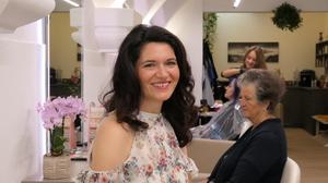 Anita Tadic hat in der Rosengasse ihre Friseurlounge eingerichtet