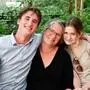Das Geschwisterpaar Marco und Maria Schweighofer mit ihrer Mama Margrit De Colle