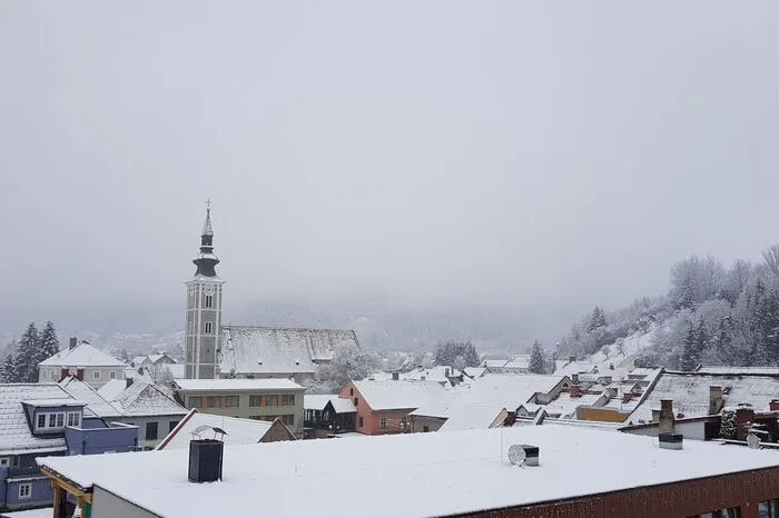 Trofaiach liegt unter einer weichen Schneedecke, die uns LR Christoph Grill sofort lieferte! Danke