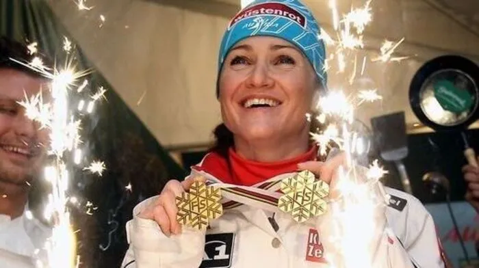Bei der Ski-WM 2011 feierte "Lizz" Görgl mit zwei WM-Goldenen (Abfahrt und Super-G) einen ihrer größten Erfolge