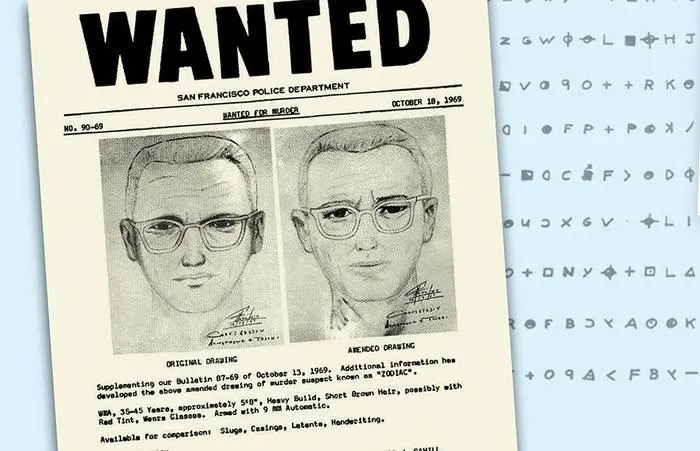 ENTER-TRUECRIME-RABBITHOLE-SA The Zodiac Killer stabbed or shot to death five people in Northern California in 1968 and 1969. He was dubbed the Zodiac Killer after he sent taunting letters and cryptograms to police and newspapers that included astrological symbols. Sacramento Bee photo illustration/TNS CA USA EDITORIAL USE ONLY Copyright: xx 39718640W Photoxillustrationx krtphotoslive912349