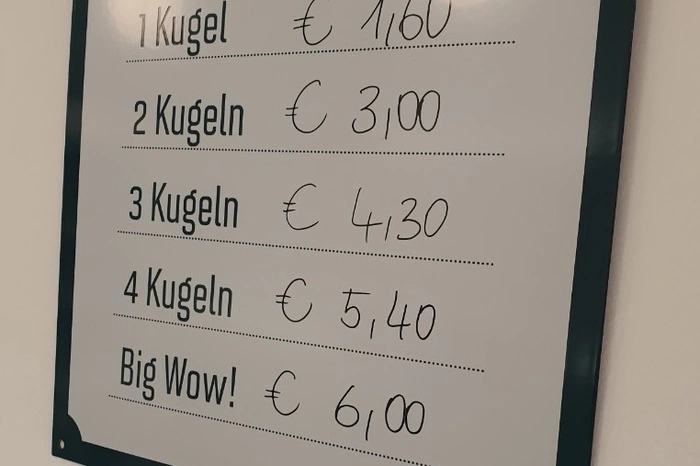 Pro Kugel kostet der Spaß 1,60 Euro.