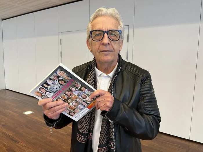 Johann Schleich mit seinem neuen Buch "Frauen.Kraft im Steirischen Vulkanland"