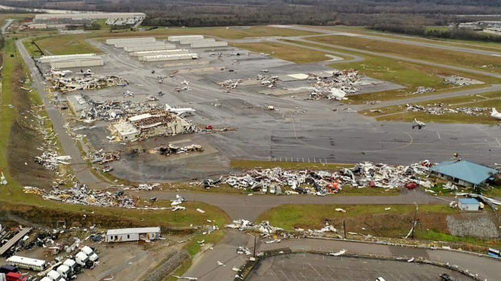 Luftaufnahmen zeigen das Ausmaß der Zerstörung