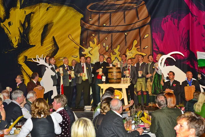 Die Stimmung beim 49. Bockbieranstich war bestens.