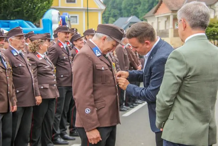 Neben dem Fest standen auch zahlreiche Ehrungen am Programm