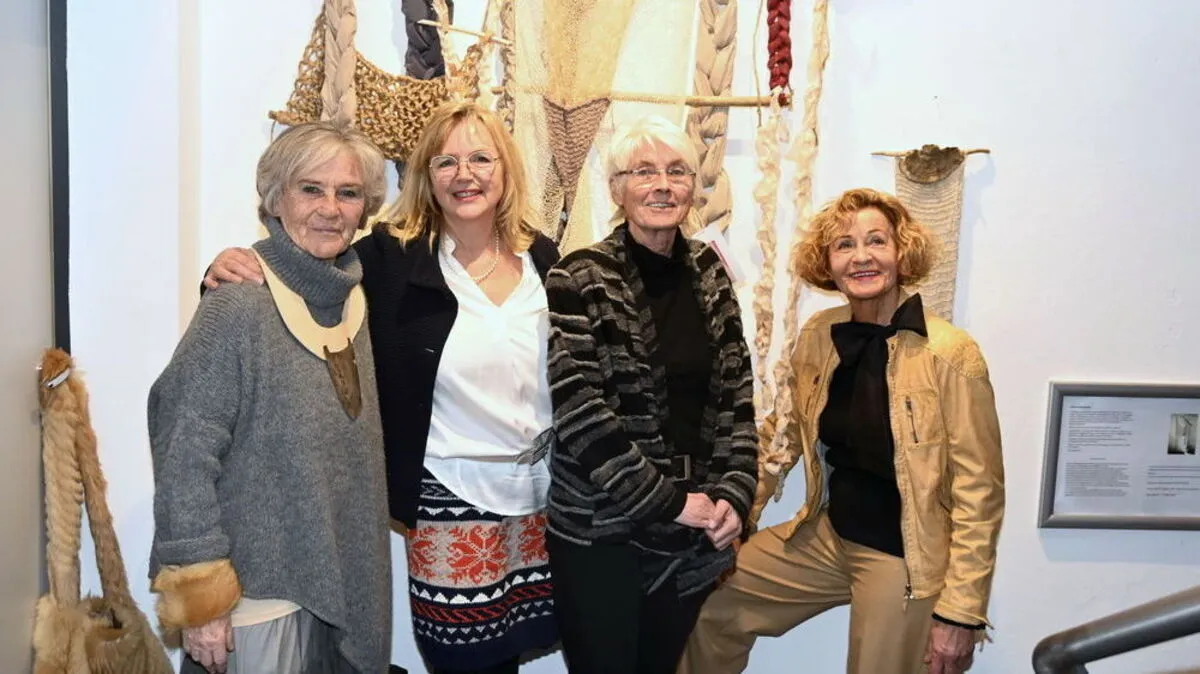Marlies Liekfeld-Rapetti, Heidi Pucher (Galerieleiterin), Margret Joch (Obfrau), Gretl Miklautz 