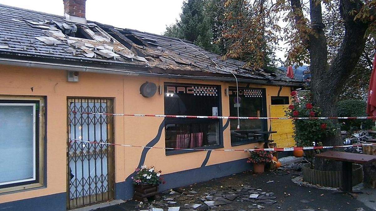 Das Lokal in der Brucker Bahnhofstraße stand in Vollbrand