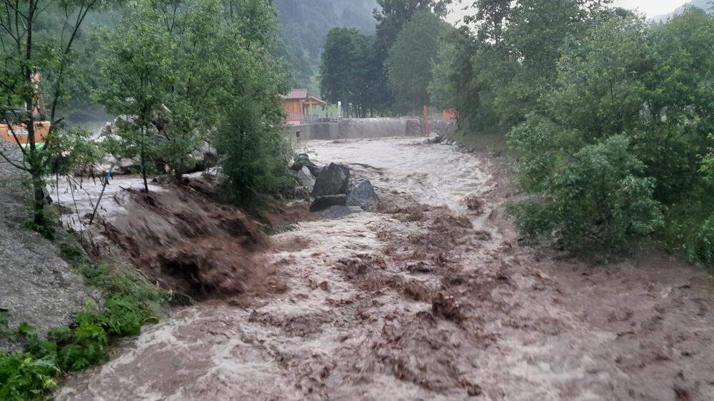 Bretstein und Pusterwald wurden von einem starken Unwetter getroffen