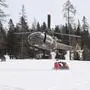 Bergrettung Steiermark, Lawinen- und Suchhundestaffel, Flugtag Tauplitzalm, Lawinenhunde, Bundesheer, Alouette III, Windenflug