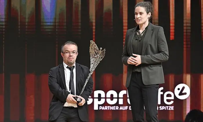 Nina Burger mit Rene Hacker