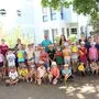 Die Kinder im Hort Waidmannsdorf 1 hatten viel Spaß beim Bewegungsworkshop mit der Sportunion, bei dem auch Stadtrat Franz Petritz dabei war