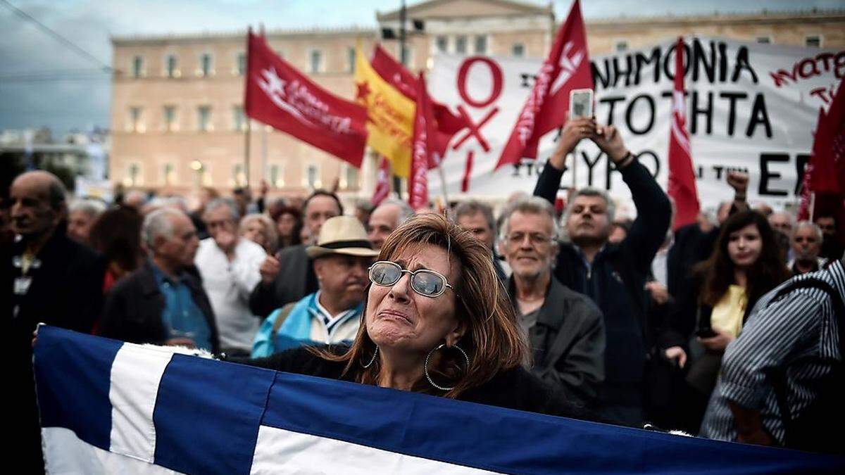 Die griechische Bevölkerung leidet unter den Sparauflagen