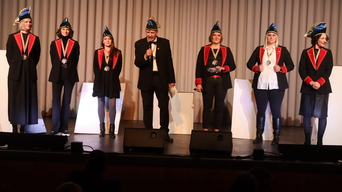 Die Faschingsgilde Völkermarkt mit dem neuen  Obmann Christian Joham freute sich nach einjähriger Sitzungspause auf das große Publikumsinteresse.