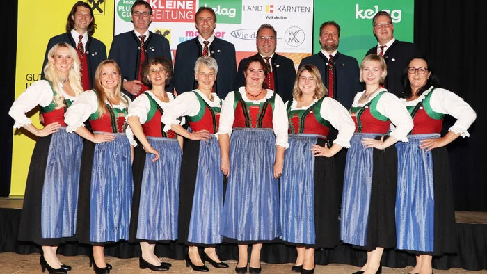 Mit dabei war auch das „Kärntner Doppelsextett“, unter Leitung Margit Petutschnig,