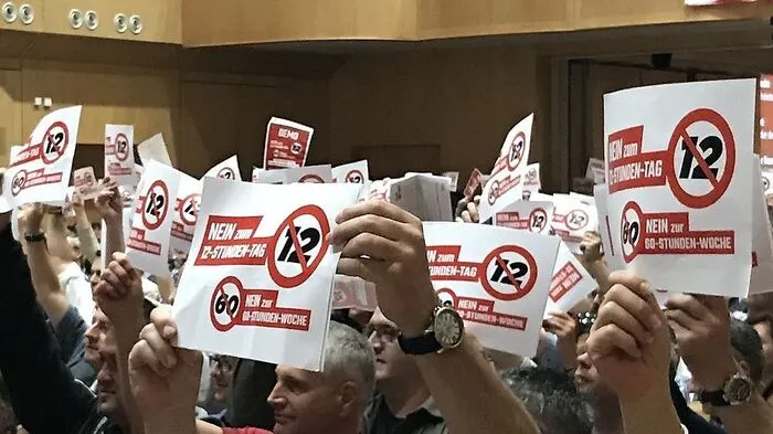 Nein zum 12-Stunden-Tag