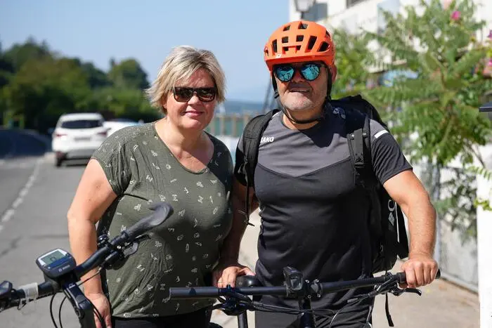 Ernst und Sybille Strobl sind enttäuscht, dass sich die Situation für Radfahrer in den letzten Jahren nicht verbessert hat