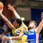 KAPFENBERG,AUSTRIA,23.MAY.24 - BASKETBALL - Superliga, play off final, UBSC Graz vs Gunners Oberwart. Image shows Quinton Green (Graz) and Daniel Koeppel (Oberwart). Photo: GEPA pictures/ Mario Buehner-Weinrauch