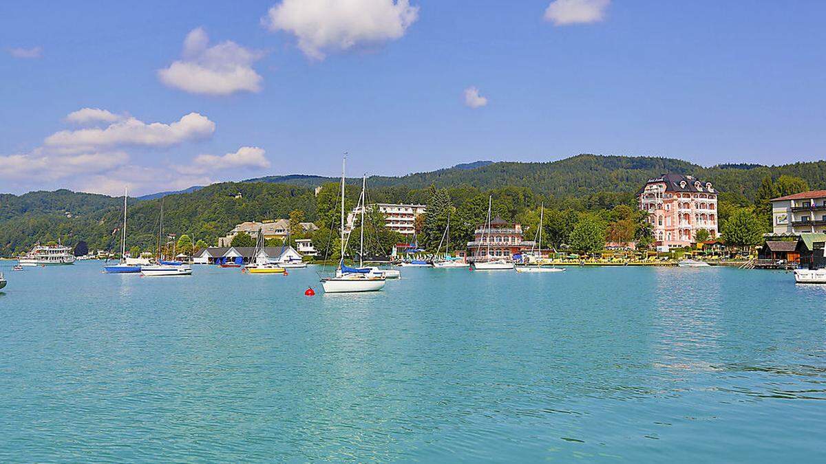 Blick auf Pörtschach am Wörthersee