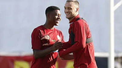 David Alaba (links) und Marko Arnautovic