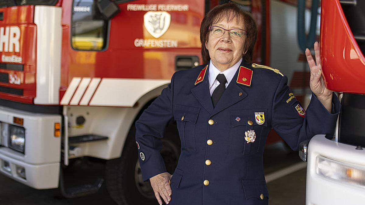 Helga Aichwalder aus Poggersdorf wird innerhalb der Feuerwehr für ihr Organisationstalent geschätzt