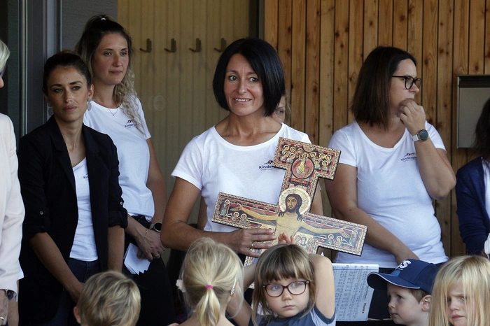 Kindergartenleiterin Kerstin Tropper und ihr 22-köpfiges Team zeigten sich begeistert.