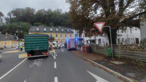 Der Radfahrer wurde mit dem Christophorus-Hubschrauber ins LKH Graz geflogen
