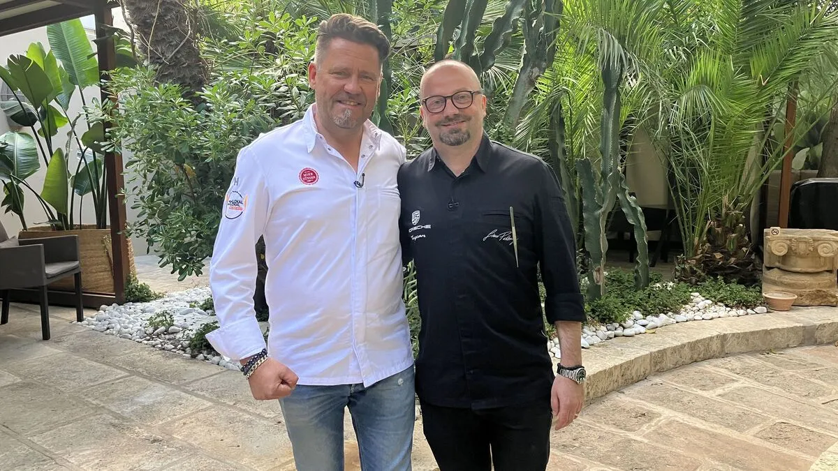 Vin Mike Süsser (links) erhielt Simon Petutschnig nochmals zehn Punkte