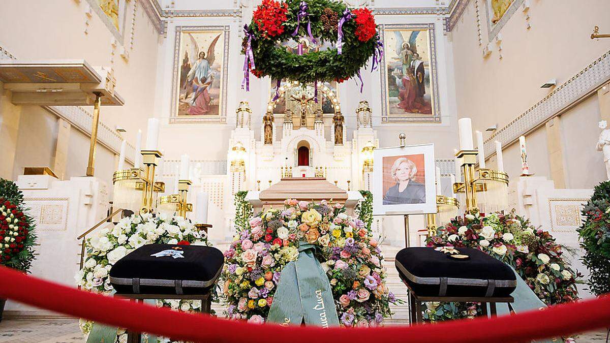 Am Wiener Zentralfriedhof fand die Abschiedsfeier für Christiane Hörbiger statt