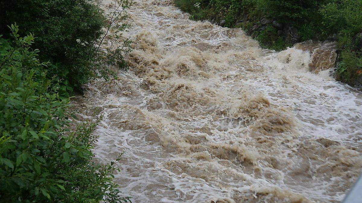 Reißende Bäche im Bezirk Murau