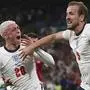 Harry Kane (rechts) sicherte den "Three Lions" mit seinem Treffer das Finale.
