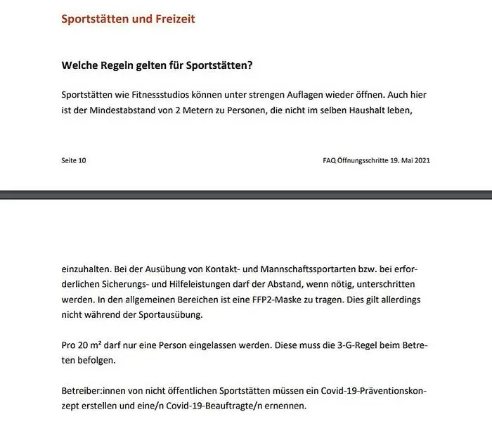 So ist Sporteln erlaubt