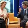 Treffen in Straßburg: Ursula von der Leyen, David-Maria Sassoli