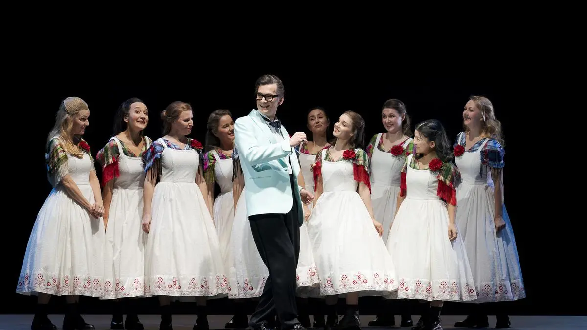 Probenfoto: Slowenische Tracht bei den Chordamen