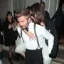 . - Victoria Beckham 50th Birthday Party, Oswalds Restaurant, London, UK. - 21st April 2024. Victoria Beckham leaves her 50th Birthday party held at Oswalds Restaurant in Mayfair, London. Victoria Beckham left being carried to her car by husband David Beckham at 2.30am. - Victoria Beckham 50th Birthday Party, Oswalds Restaurant, London, UK. - 21st April 2024. London Oswalds Restaurant UK Copyright: xDanxWeirx CP_Victoria_Beckham_50th_Birthday_Party_46