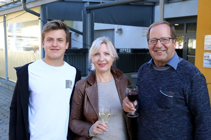 Die Volkspartei St. Urban lud unter Gemeindevorstand Helmut Sonvilla (rechts) zum „4. St. Urbaner Vinum“.